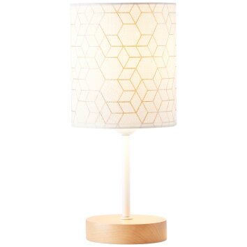 Brilliant Galance Lámpara de mesa Madera clara, 1 luz