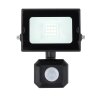 Globo HELGA Foco proyector jardin LED Negro, 1 luz, Sensor de movimiento