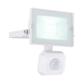 Globo HELGA Foco proyector jardin LED Blanca, 1 luz, Sensor de movimiento