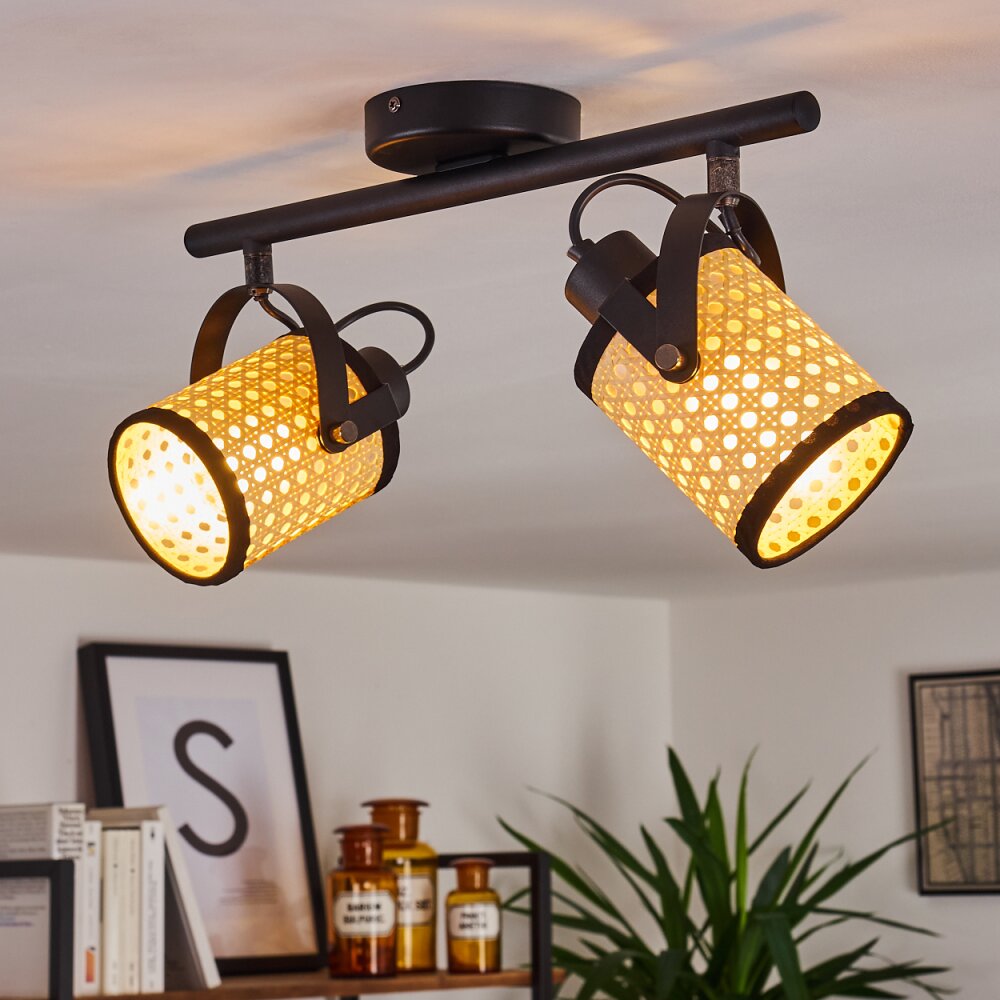 Broekerhaven Lámpara de Techo Negro, 2 luces main product photo