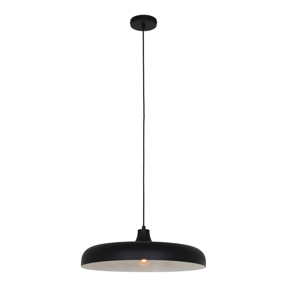 Steinhauer Krisip Lámpara Colgante Negro, Blanca, 1 luz main product photo