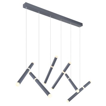 Globo KELSY Lámpara Colgante LED Gris, 1 luz