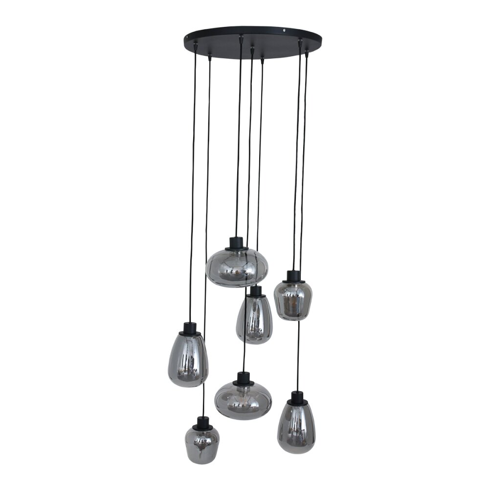 Steinhauer Reflexion Lámpara Colgante Gris, Negro, 1 luz main product photo