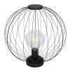 Globo ROZA Lámpara de mesa Negro, 1 luz