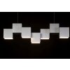 Grossmann ROCKS Lámpara de Techo LED Aluminio, 5 luces