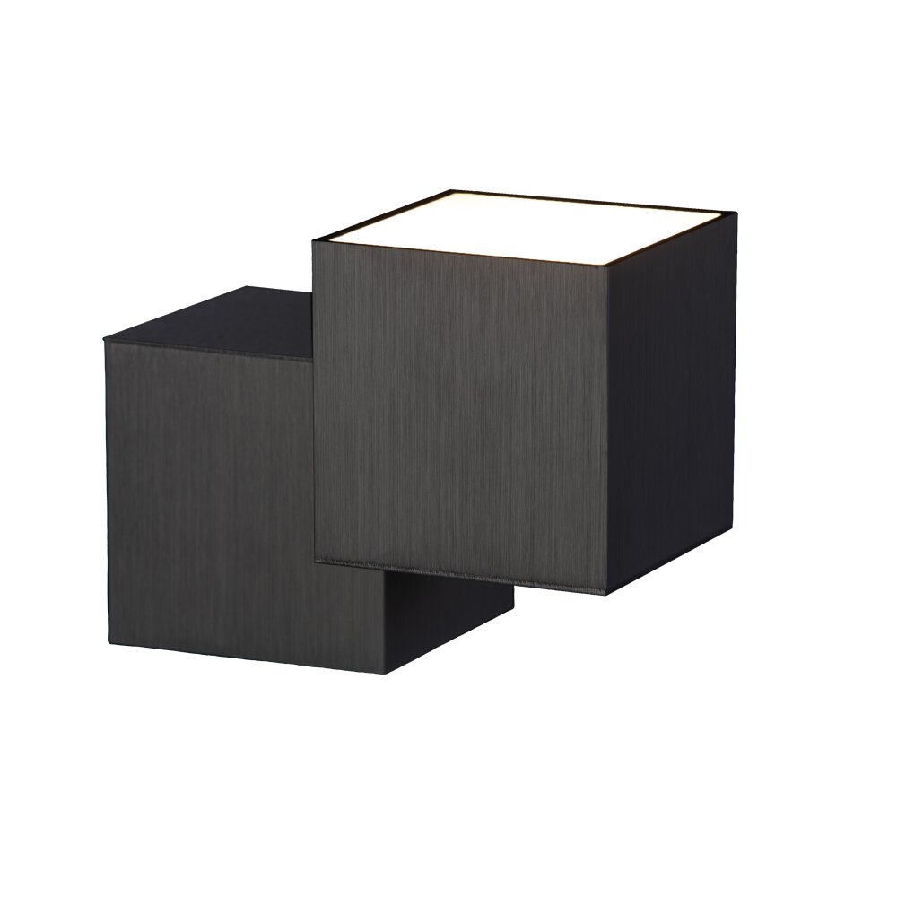 Grossmann ROCKS Aplique LED Negro, 2 luces main product photo