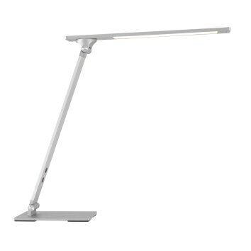 Steinhauer Serenade Lámpara de mesa LED Acero inoxidable, Blanca, 1 luz