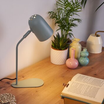 Gilsbro Lámpara de mesa Verde, 1 luz