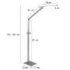 Steinhauer Serenade Lámpara de Pie LED Acero inoxidable, Blanca, 1 luz