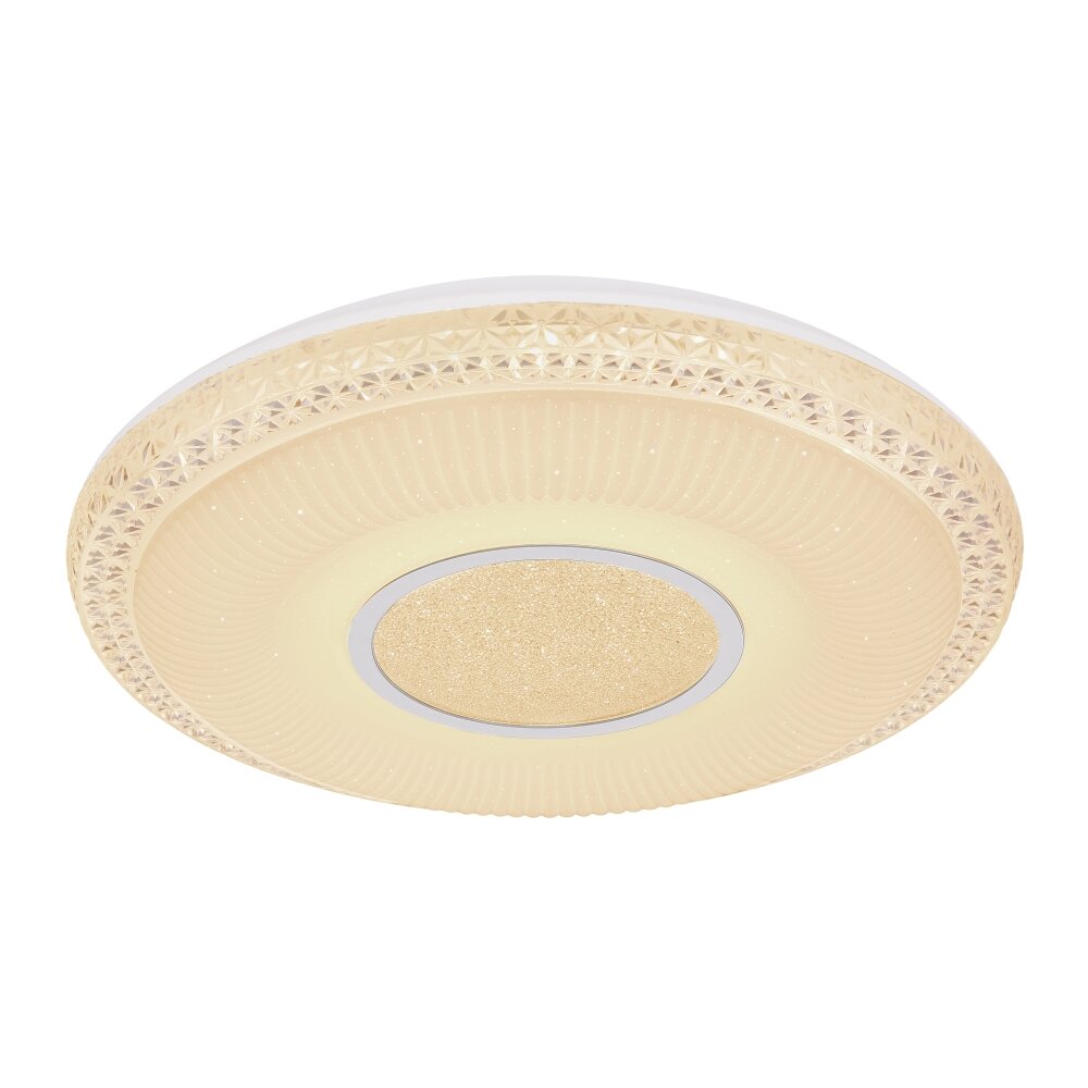 Globo KLEMENS Lámpara de Techo LED Blanca, 1 luz, Mando a distancia main product photo