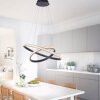 Leuchten-Direkt MUSA Lámpara Colgante LED Negro, 2 luces