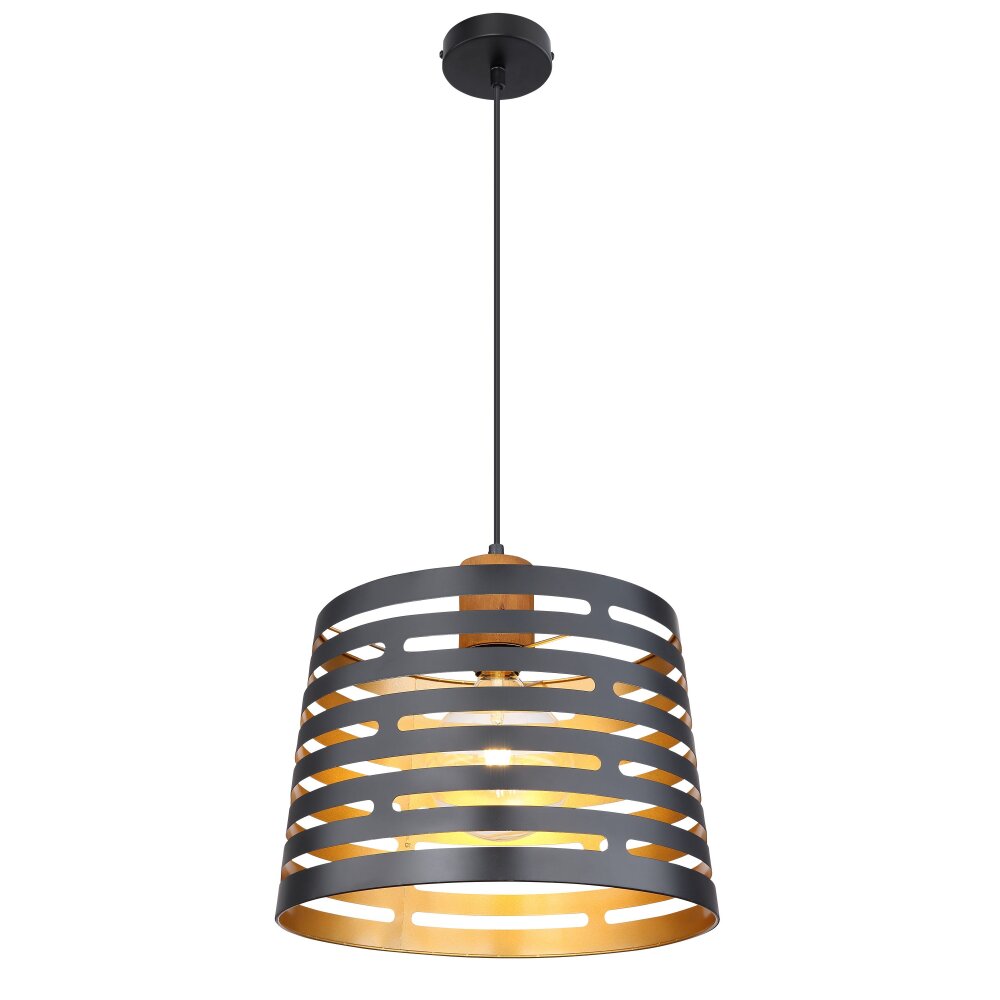 Globo ABLONA Lámpara Colgante Negro, 1 luz main product photo