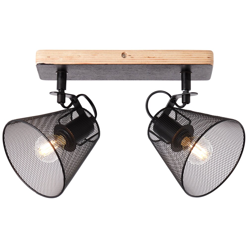 Brilliant Whole Proyector Madera oscura, Negro, 2 luces main product photo
