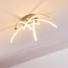 Wikon Lámpara de Techo LED Níquel-mate, 5 luces