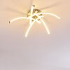 Wikon Lámpara de Techo LED Níquel-mate, 5 luces