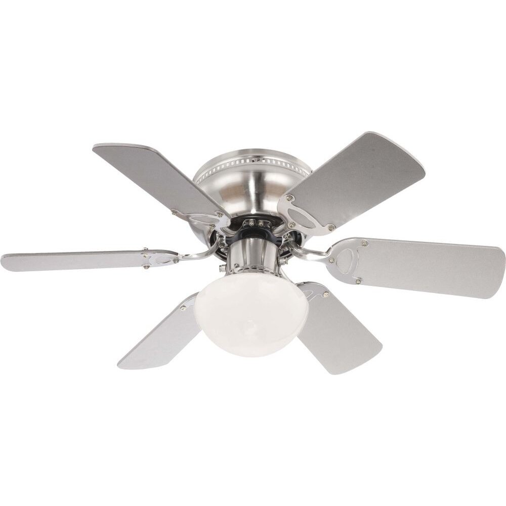 Globo Ventilador Níquel-mate, 1 luz main product photo
