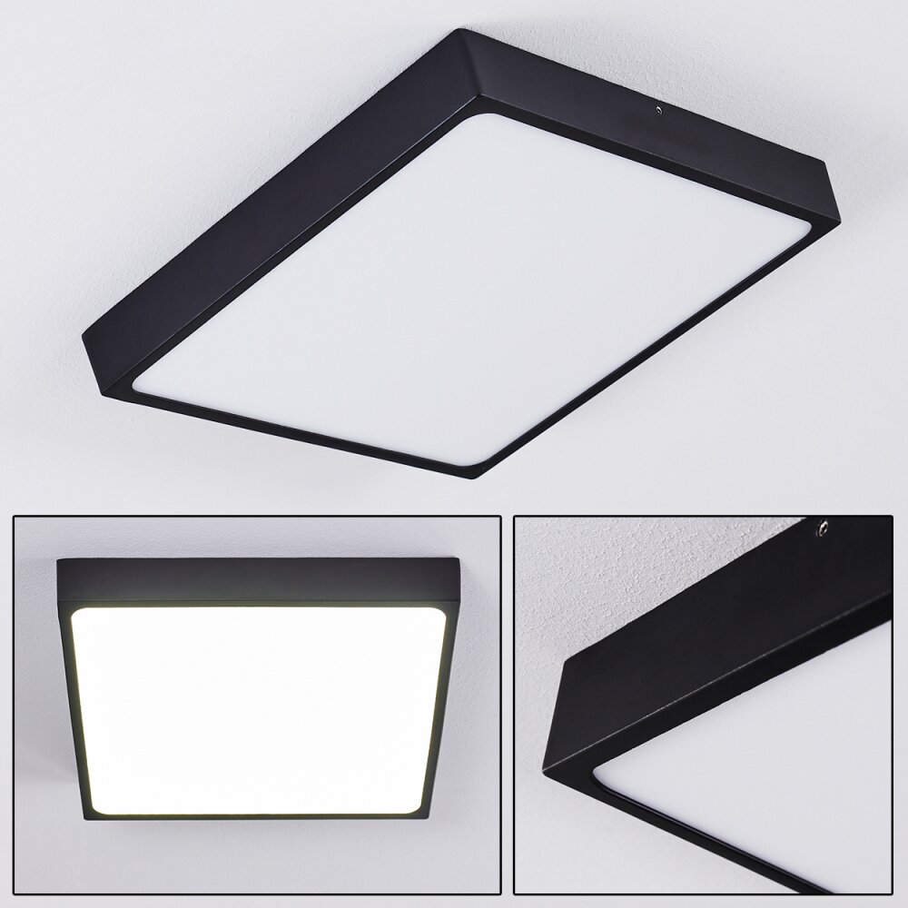 Kragos Lámpara de Techo LED Negro, Blanca, 1 luz main product photo