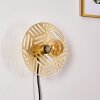 Ruanda Aplique dorado, Latón, 1 luz