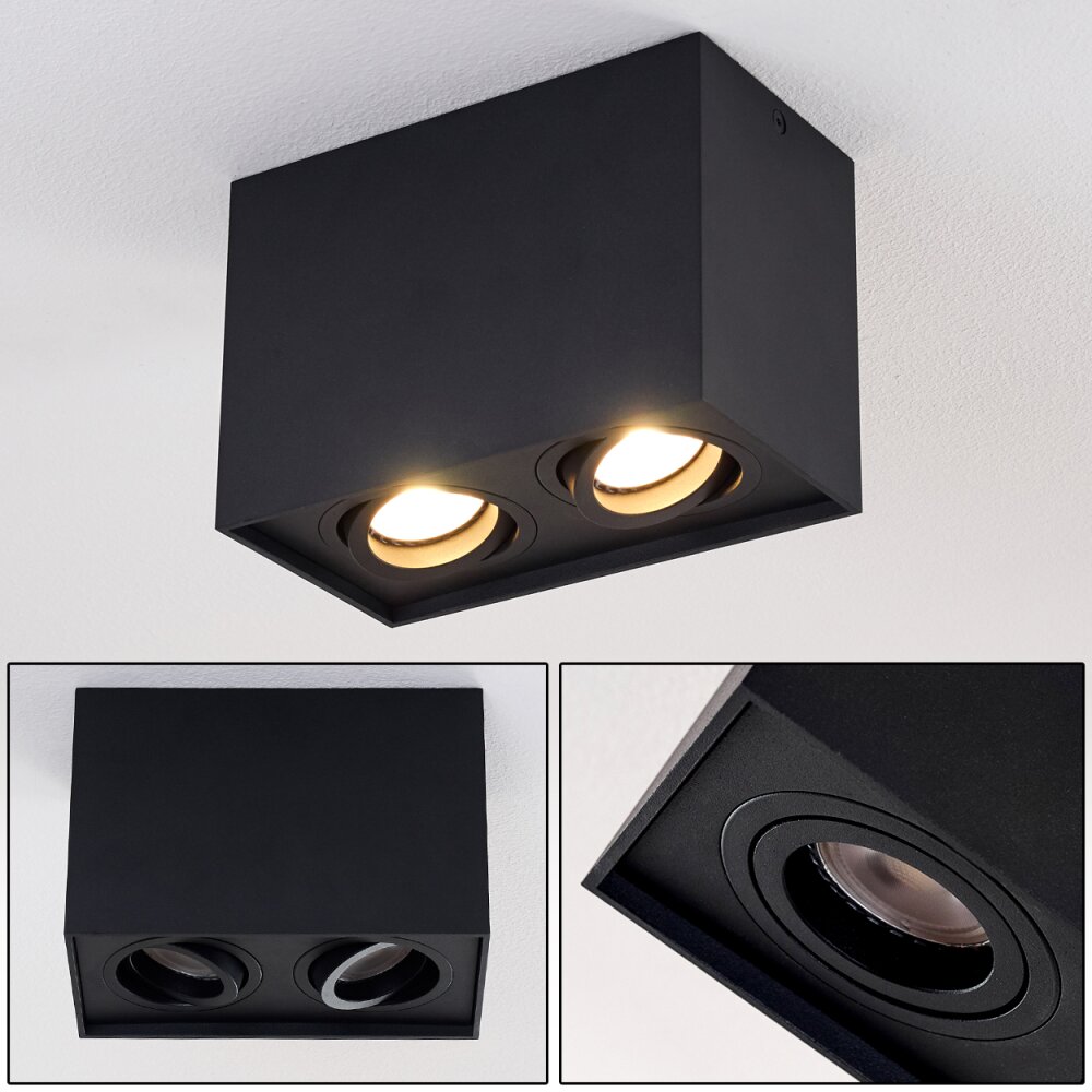 Betsie Lámpara de Techo Negro, 2 luces main product photo