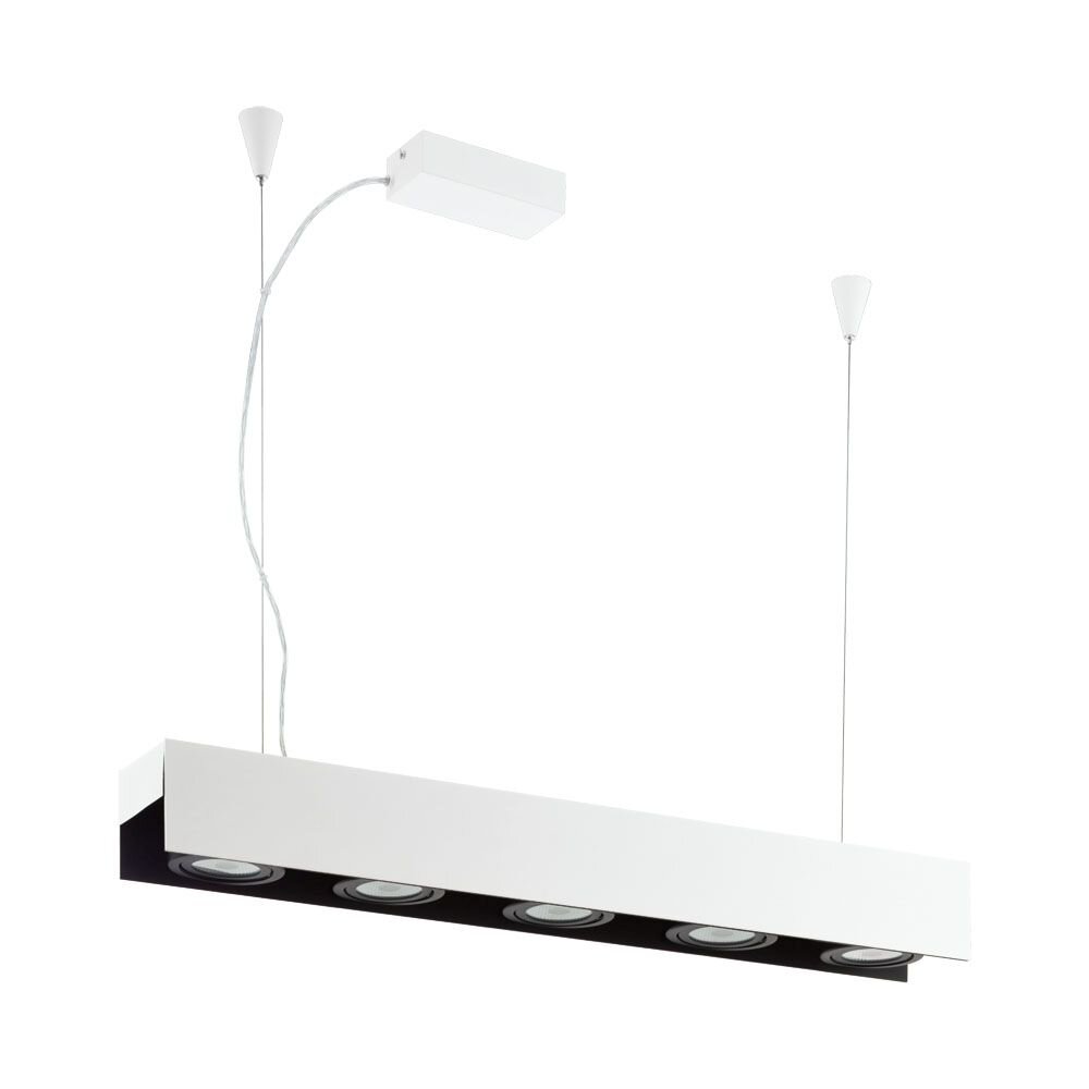Eglo BADALONA Lámpara Colgante LED Negro, Blanca, 5 luces main product photo