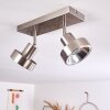 Chagres Lámpara de Techo Níquel-mate, 2 luces