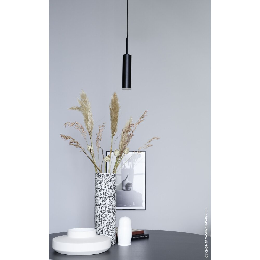 SCHÖNER WOHNEN-Kollektion STINA Lámpara Colgante LED Negro, 1 luz main product photo