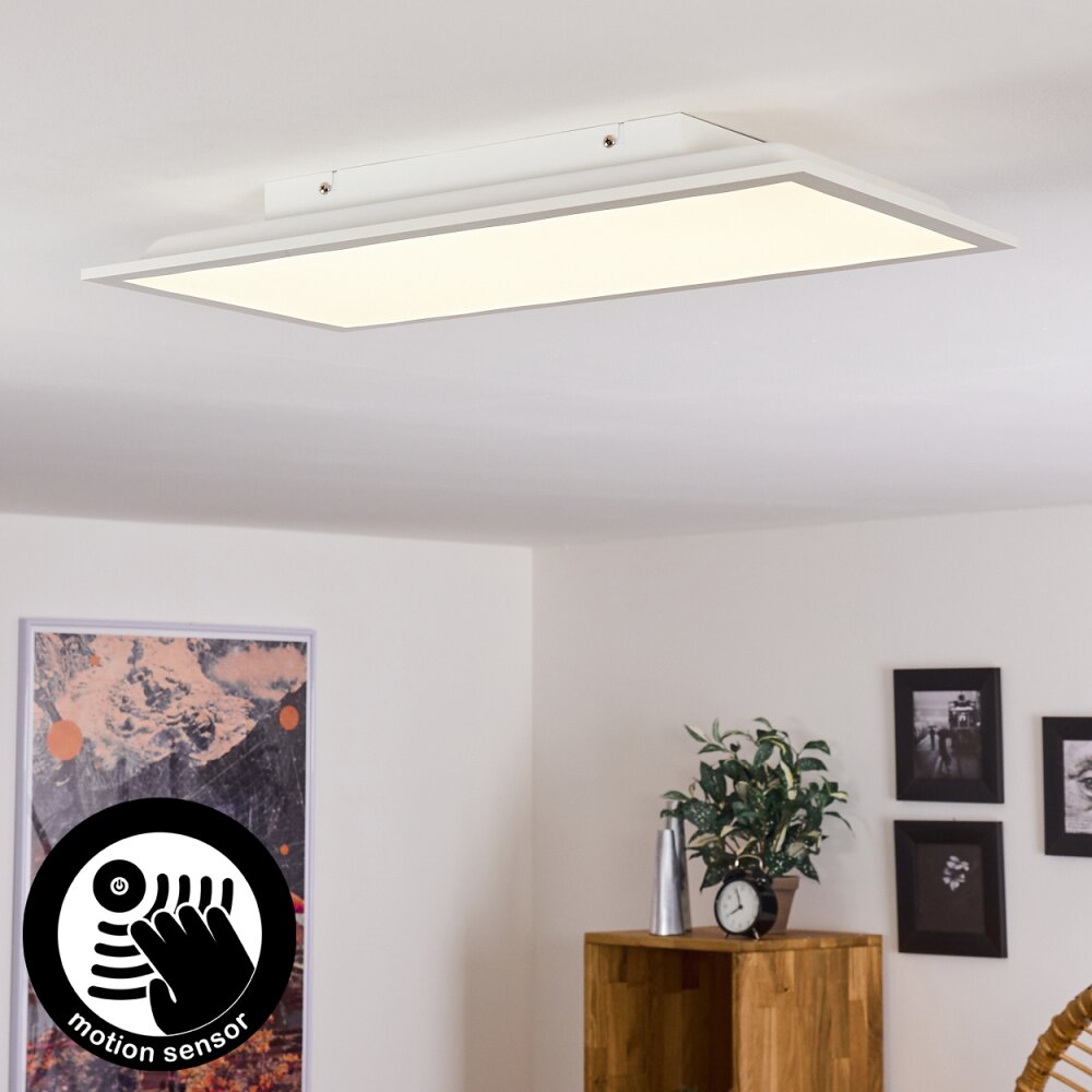 Sordos Lámpara de Techo LED Blanca, 1 luz, Sensor de movimiento main product photo