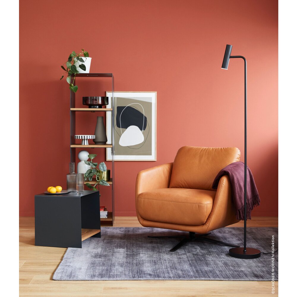 SCHÖNER WOHNEN-Kollektion STINA Lámpara de Pie LED Negro, 1 luz main product photo