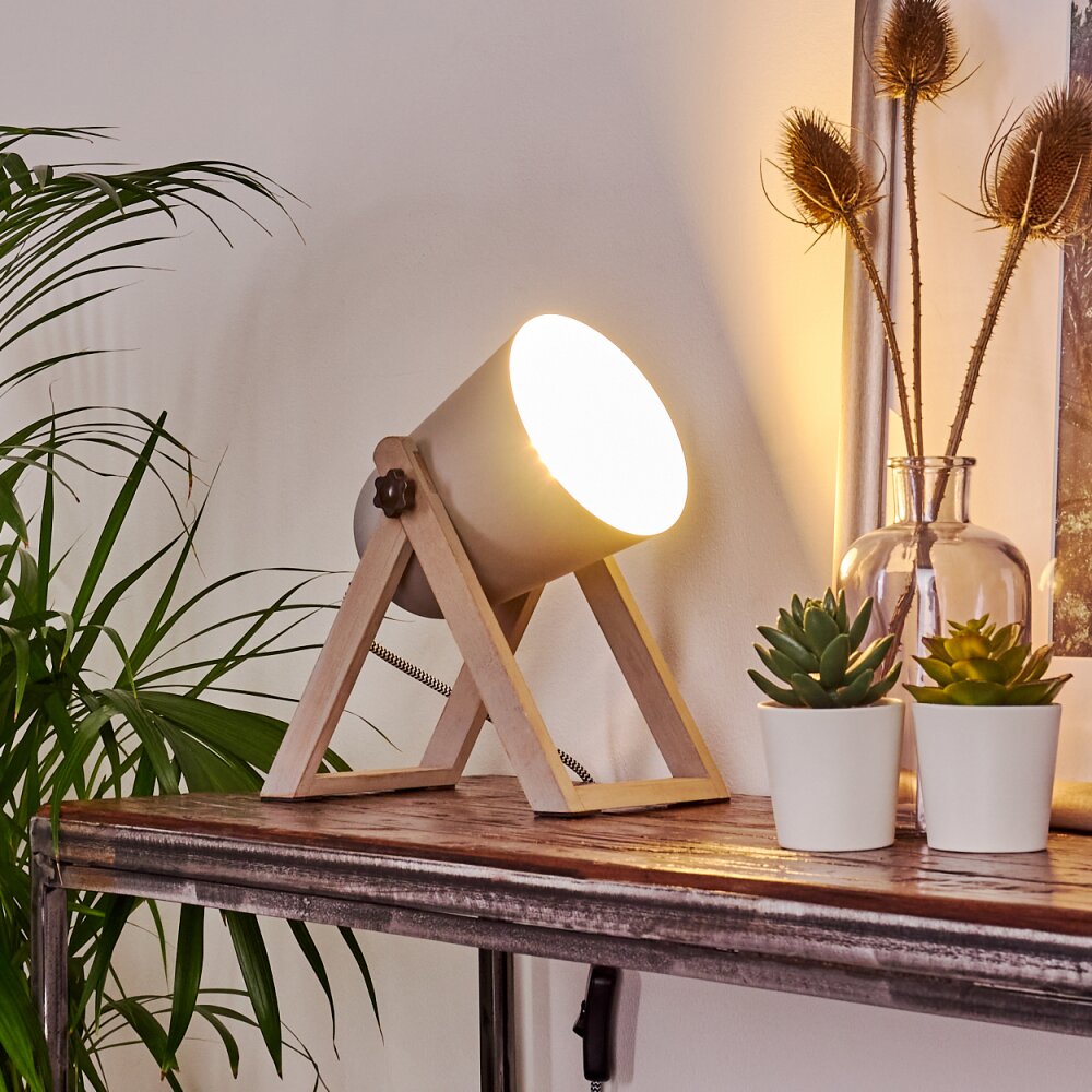 Novilly Lámpara de Mesa Madera clara, 1 luz main product photo