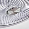 Nagoya Ventilador de techo LED Blanca, 1 luz, Mando a distancia