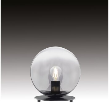 SCHÖNER WOHNEN-Kollektion MIRROR Lámpara de mesa Negro, 1 luz