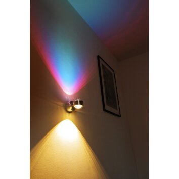 Indore Aplique LED Aluminio, 2 luces