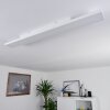 Buenaventura Lámpara de Techo LED Blanca, 1 luz, Mando a distancia