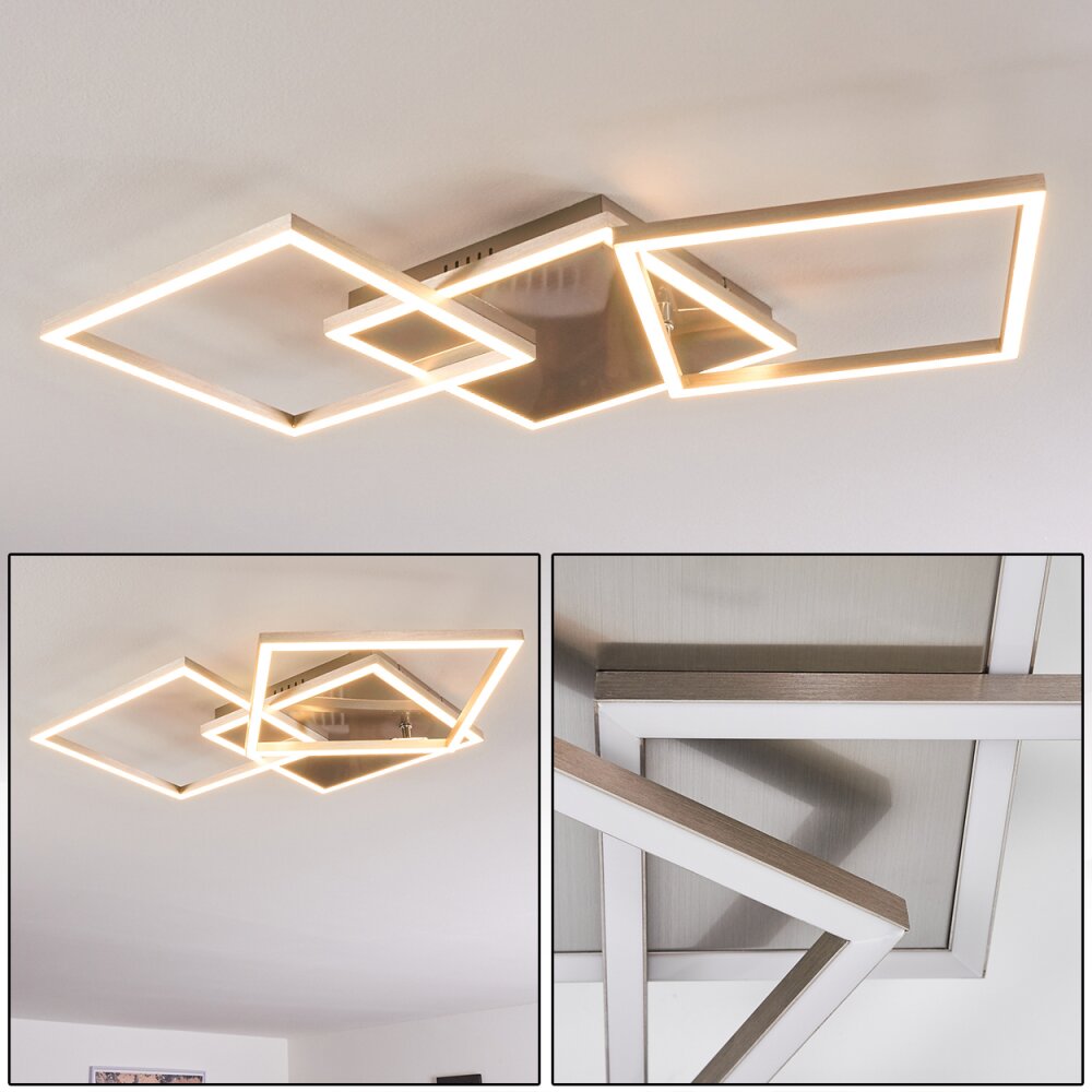 Torres Lámpara de Techo LED Níquel-mate, 3 luces main product photo