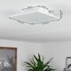 Sordos Lámpara de Techo LED Blanca, 1 luz, Sensor de movimiento