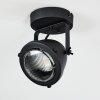 Glostrup Lámpara de Techo LED Negro, 1 luz