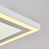 Salamo Lámpara de Techo LED Blanca, 2 luces, Mando a distancia
