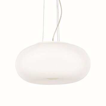 Ideal Lux ULISSE Lámpara Colgante Blanca, 3 luces