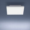 Leuchten-Direkt CANVAS Lámpara de Techo LED Blanca, 1 luz, Mando a distancia