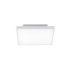 Leuchten-Direkt CANVAS Lámpara de Techo LED Blanca, 1 luz, Mando a distancia