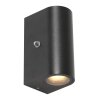 Steinhauer Logan Aplique para exterior LED Negro, 1 luz