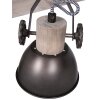 Steinhauer Gearwood Foco de techo Antracita, Madera oscura, 4 luces