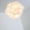 Skaulo Lámpara Colgante Blanca, 1 luz