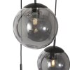 Steinhauer Bollique Lámpara Colgante Negro, 5 luces
