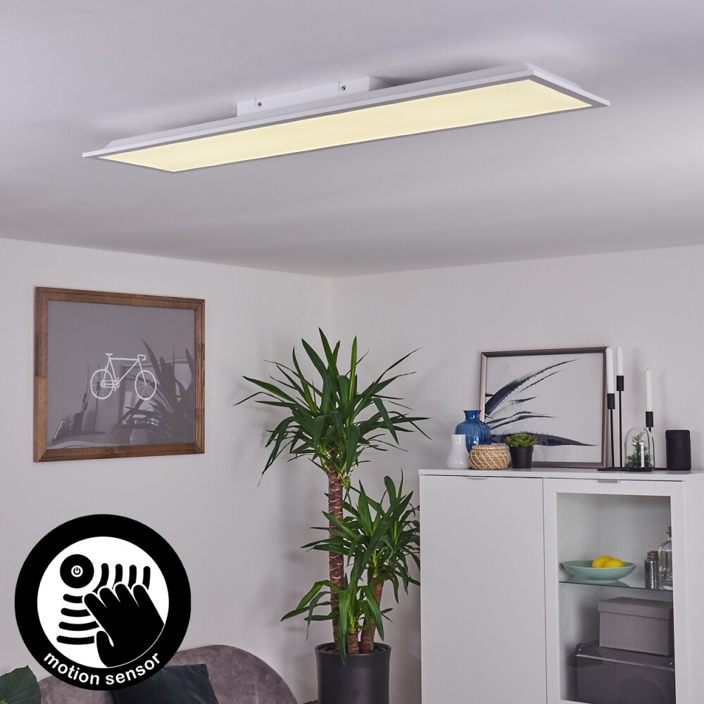 Sordos Lámpara de Techo LED Blanca, 1 luz, Sensor de movimiento main product photo