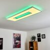 Turbalá Lámpara de Techo LED Blanca, 1 luz, Mando a distancia, Cambia de color Turbalá Lámpara de Techo LED Blanca, 1 luz, Mando a distancia, Cambia de color