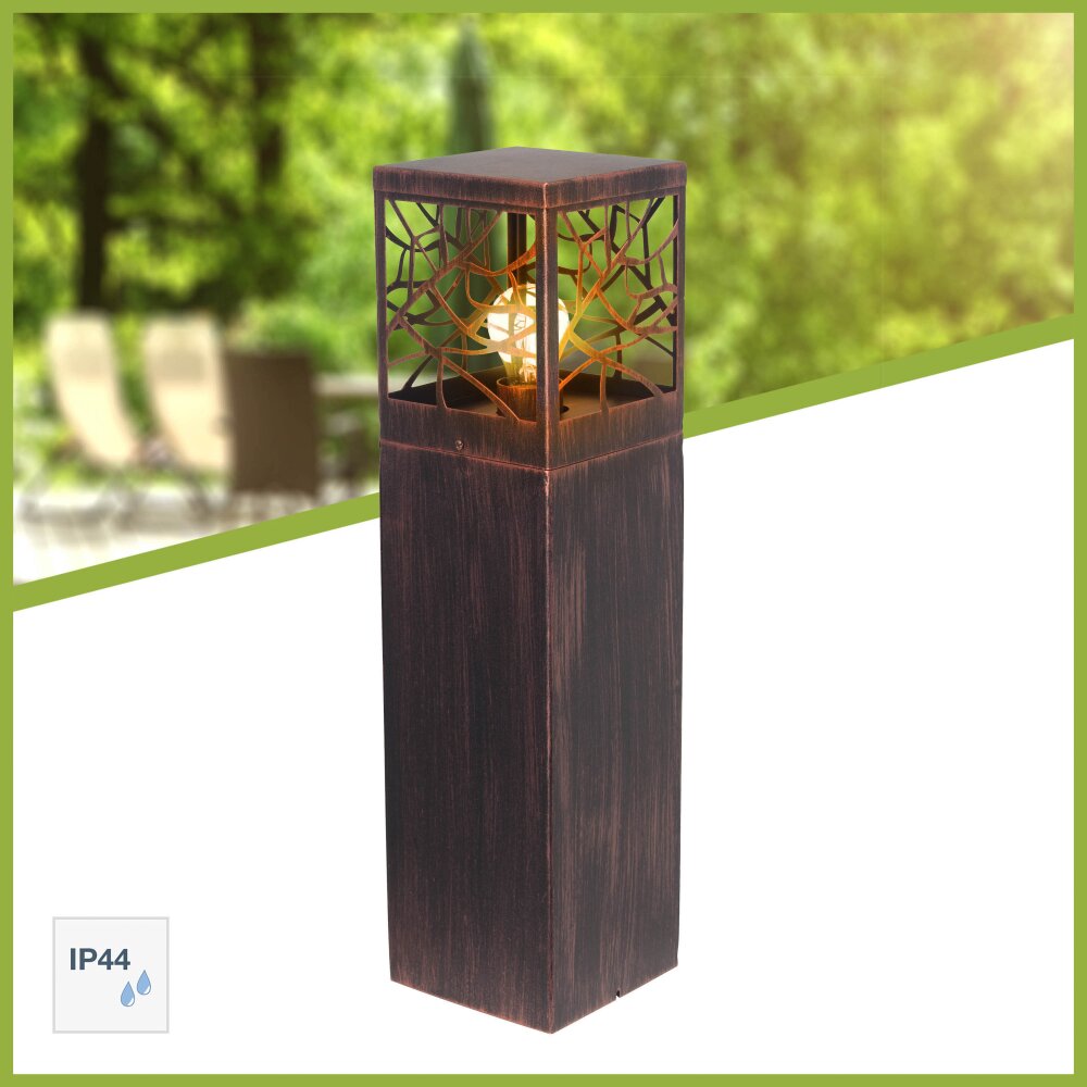 Brilliant Whitney Poste de Jardín Color óxido, 1 luz main product photo