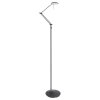 Steinhauer Zodiac Lámpara de Pie LED Negro, 2 luces