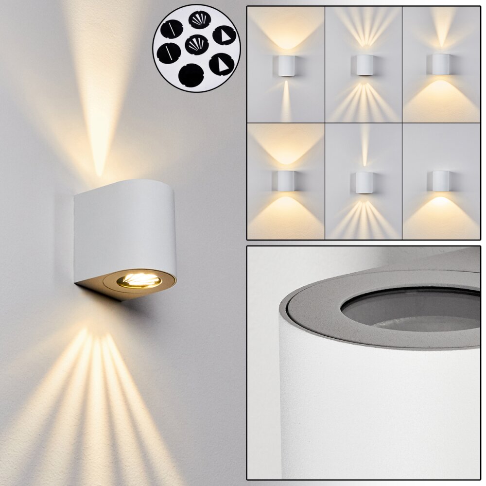Mora Aplique para exterior LED Blanca, 2 luces main product photo
