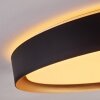 Beade Lámpara de Techo LED dorado, Negro, 1 luz, Mando a distancia
